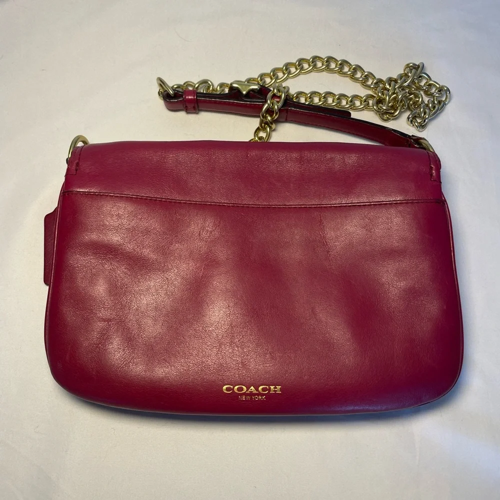 Coach Legacy Double‎ Gusset Flap Chain Bag- Vintage